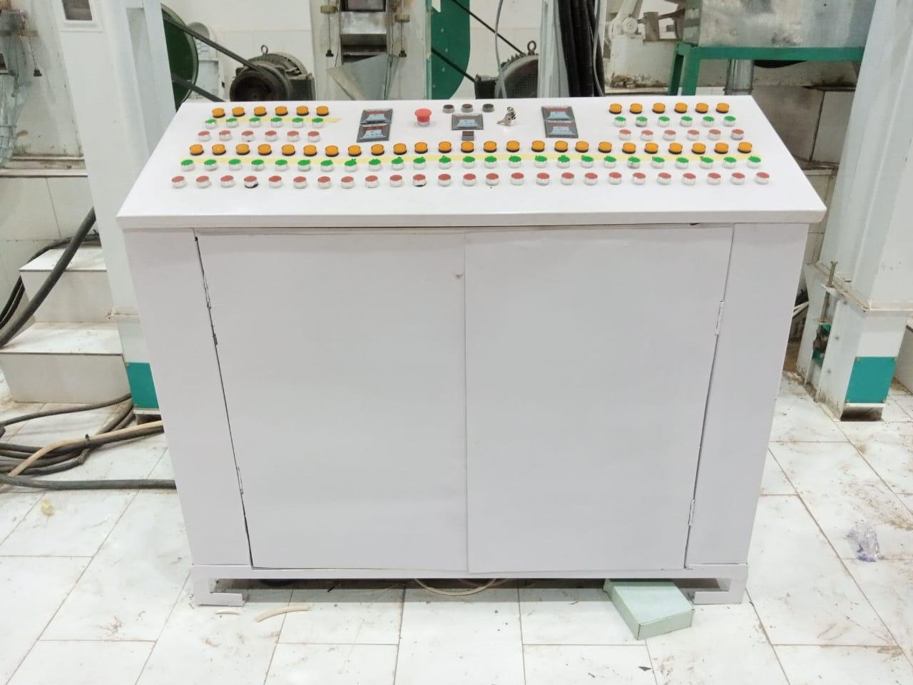 Control panel built by Basasa for Muhabbik Rice Mill